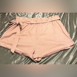 Shein curvy high waisted, belted shorts women’s 4XL